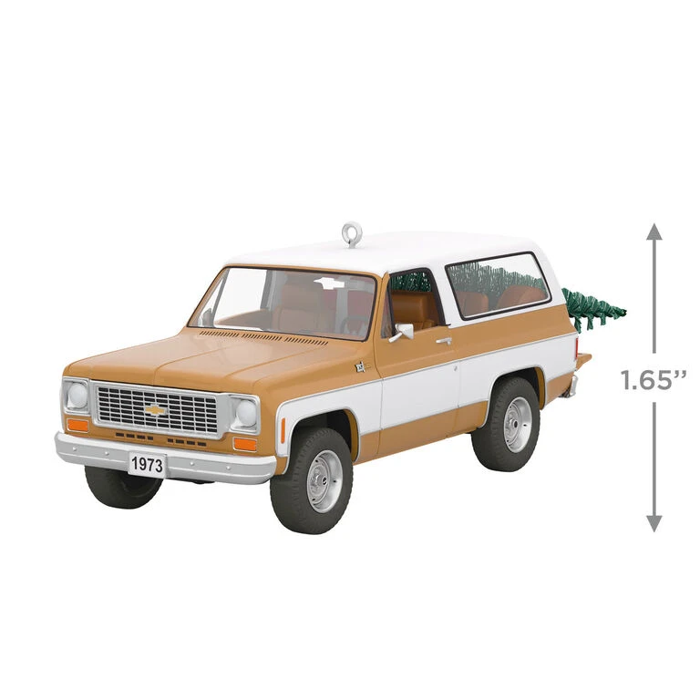 All-American Trucks 1973 Chevrolet® Blazer® 2023 Metal Ornament Hallmark All-American Trucks 1973 Chevrolet® Blazer® 2023 Metal Ornament -Hallmark Shop Vintage Chevy Blazer Truck Keepsake Ornament 2199QXR8159 03