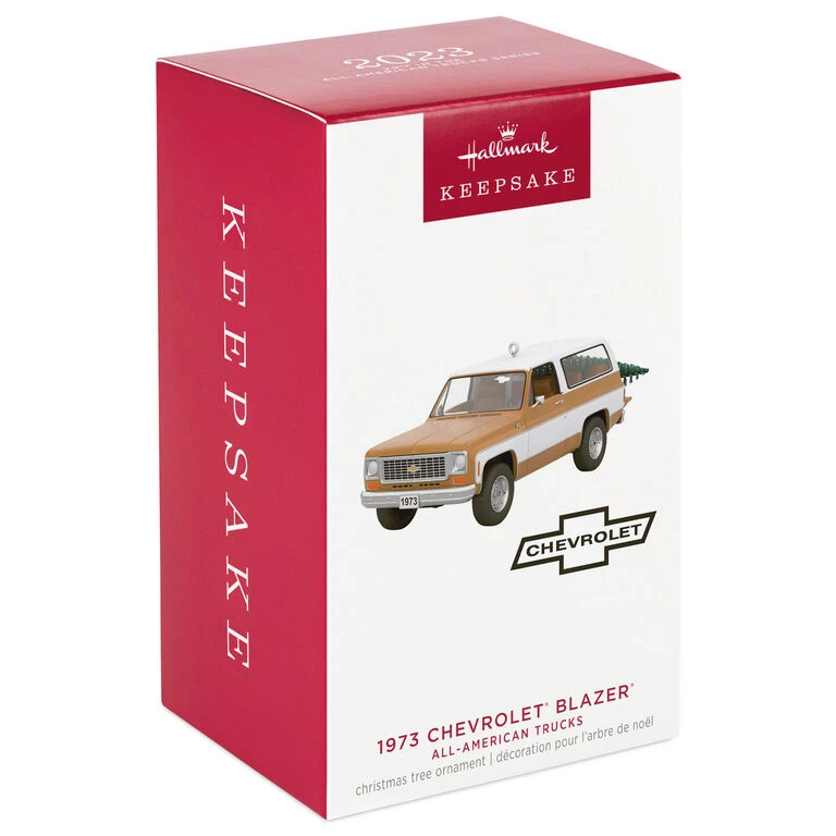 All-American Trucks 1973 Chevrolet® Blazer® 2023 Metal Ornament Hallmark All-American Trucks 1973 Chevrolet® Blazer® 2023 Metal Ornament -Hallmark Shop Vintage Chevy Blazer Truck Keepsake Ornament 2199QXR8159 04