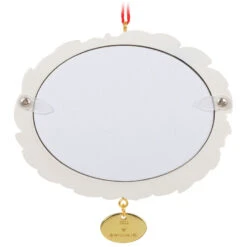 Hallmark A Beautiful Year 2023 Metal Photo Frame Ornament 5 Hallmark A Beautiful Year 2023 Metal Photo Frame Ornament -Hallmark Shop White Wreath Picture Frame Keepsake Ornament 1999QGO2617 06
