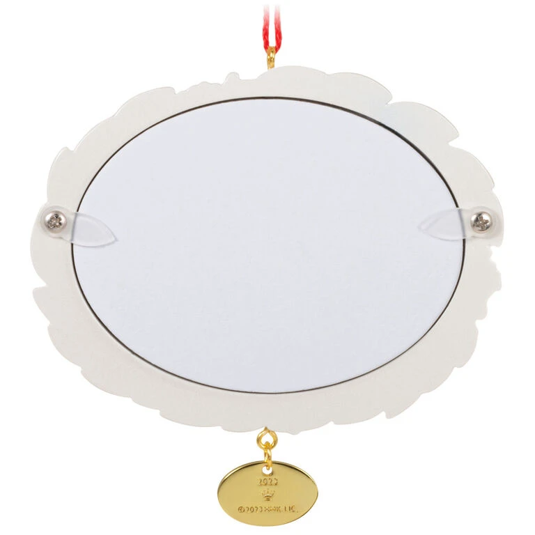 A Beautiful Year 2023 Metal Photo Frame Ornament Hallmark A Beautiful Year 2023 Metal Photo Frame Ornament -Hallmark Shop White Wreath Picture Frame Keepsake Ornament 1999QGO2617 06