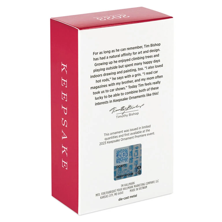 1953 Chevrolet® Corvette® 70th Anniversary 2023 Metal Ornament Hallmark 1953 Chevrolet® Corvette® 70th Anniversary 2023 Metal Ornament -Hallmark Shop White and Red Corvette Car Keepsake Ornament 2199QXE3247 05