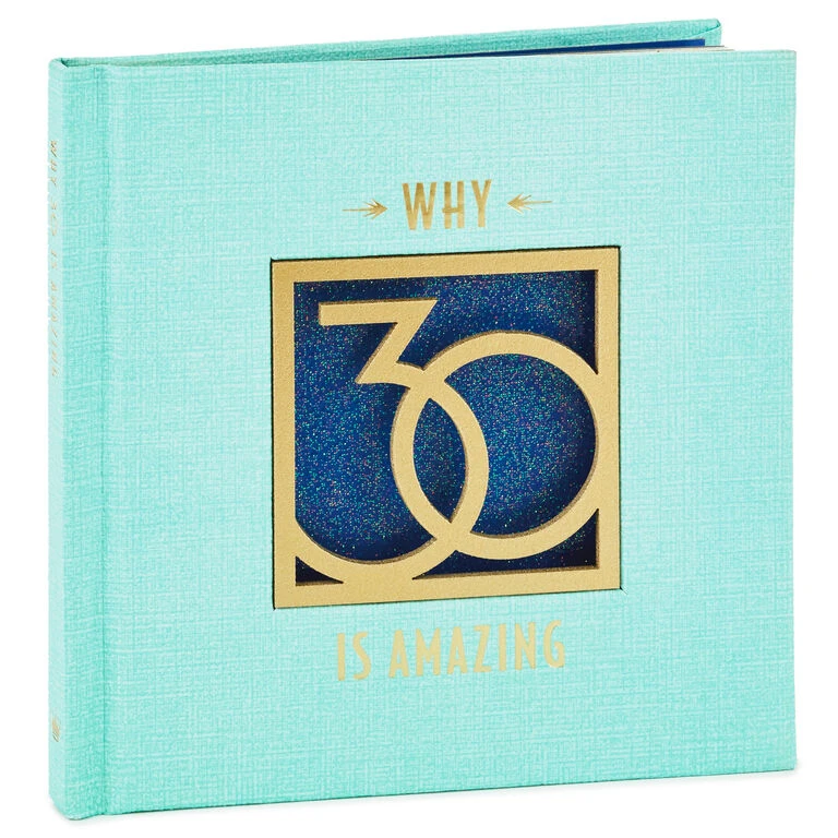Why 30 Is Amazing Book Hallmark Why 30 Is Amazing Book -Hallmark Shop Why 30 Is Amazing Gift Book 1BOK1450 01