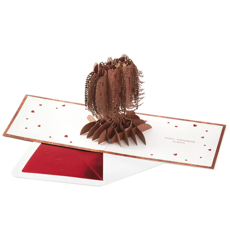 Willow Tree You and Me Always 3D Pop-Up Love Card Hallmark Willow Tree You And Me Always 3D Pop-Up Love Card -Hallmark Shop Willow Tree You Me Always Wood 3D PopUp Love Card 1499LAD2736 02