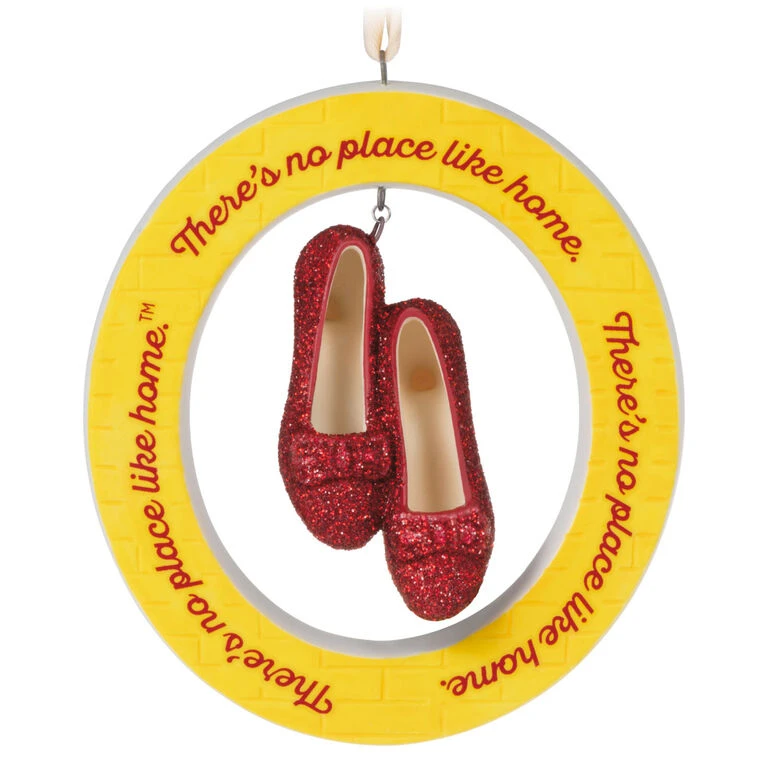 The Wizard of Oz™ There's No Place Like Home™ Porcelain Ornament Hallmark The Wizard Of Oz™ There's No Place Like Home™ Porcelain Ornament -Hallmark Shop Yellow Brick Road Ruby Slippers Keepsake Ornament 2999QXI6297 01