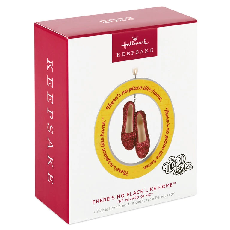 The Wizard of Oz™ There's No Place Like Home™ Porcelain Ornament Hallmark The Wizard Of Oz™ There's No Place Like Home™ Porcelain Ornament -Hallmark Shop Yellow Brick Road Ruby Slippers Keepsake Ornament 2999QXI6297 04