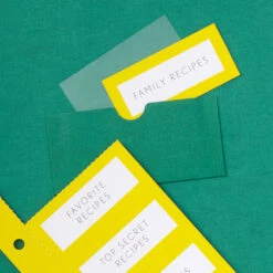 Hallmark Bright Citrus Customizable Recipe Organizer Book -Hallmark Shop Yellow Pink Lemon Floral 3Ring Recipe Book 1TOG1033 04